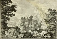 An illustration from Biblisches Engel- u. Kunst Werck : alles das jenige, was in heiliger göttlicher Schrifft Altes und Neuen Testaments von den heiligen Engels Gottes ... zu finden ist ... in zierlichen Kupffern, mit beygefüngten teutschen Erklärungs und Andachs-Reimen vorstellend (1705)