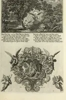 An illustration from Biblisches Engel- u. Kunst Werck : alles das jenige, was in heiliger göttlicher Schrifft Altes und Neuen Testaments von den heiligen Engels Gottes ... zu finden ist ... in zierlichen Kupffern, mit beygefüngten teutschen Erklärungs und Andachs-Reimen vorstellend (1705)