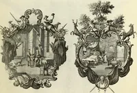 Picture 19 of 216 from Biblisches Engel- u. Kunst Werck : alles das jenige, was in heiliger göttlicher Schrifft Altes und Neuen Testaments von den heiligen Engels Gottes ... zu finden ist ... in zierlichen Kupffern, mit beygefüngten teutschen Erklärungs und Andachs-Reimen vorstellend (1705), leaf 38