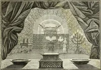 An illustration from Biblisches Engel- u. Kunst Werck : alles das jenige, was in heiliger göttlicher Schrifft Altes und Neuen Testaments von den heiligen Engels Gottes ... zu finden ist ... in zierlichen Kupffern, mit beygefüngten teutschen Erklärungs und Andachs-Reimen vorstellend (1705)