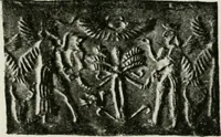 An illustration from Biblïne opovidannie pro sotvorennie svita v svitli nauky (1918)