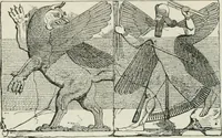 An illustration from Biblïne opovidannie pro sotvorennie svita v svitli nauky (1918)