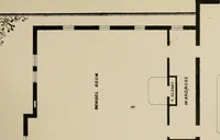 An illustration from Bicknell's village builder. Elevations and plans for cottages, villas, suburban residences, farm houses [etc.] also exterior and interior details for public and private buildings, with approved forms of contracts and specifications. Containing fifty-five plates drawn to scale (1872)