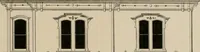 An illustration from Bicknell's village builder. Elevations and plans for cottages, villas, suburban residences, farm houses [etc.] also exterior and interior details for public and private buildings, with approved forms of contracts and specifications. Containing fifty-five plates drawn to scale (1872)