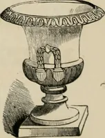 An illustration from Bicknell's village builder. Elevations and plans for cottages, villas, suburban residences, farm houses [etc.] also exterior and interior details for public and private buildings, with approved forms of contracts and specifications. Containing fifty-five plates drawn to scale (1872)