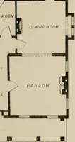 An illustration from Bicknell's village builder. Elevations and plans for cottages, villas, suburban residences, farm houses [etc.] also exterior and interior details for public and private buildings, with approved forms of contracts and specifications. Containing fifty-five plates drawn to scale (1872)