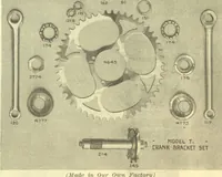 An illustration from Bicycle accessories and repair supplies : bicycles, motorcycle accessories, motor accessories : [catalogue (1918)