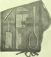 An illustration from Bicycle accessories and repair supplies : bicycles, motorcycle accessories, motor accessories : [catalogue (1918)