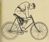 An illustration from Bicycling for ladies : with hints as to the art of wheeling, advice to beginners, dress, care of the bicycle, mechanics, training, exercise, etc., etc. (1896)
