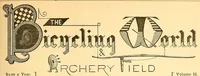 An illustration from The bicycling world & archery field (1880)