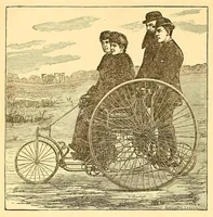An illustration from The bicycling world (1881)