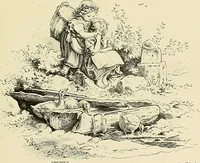 An illustration from Bilder-Album zur neueren Geschichte des Holzschnitts in Deutschland. (1877)