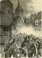 An illustration from Bilder-Album zur neueren Geschichte des Holzschnitts in Deutschland. (1877)