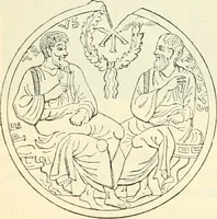 An illustration from Bilder aus der Geschichte der altchristlichen Kunst und liturgie in Italien (1899)