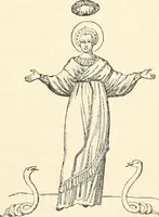 An illustration from Bilder aus der Geschichte der altchristlichen Kunst und liturgie in Italien (1899)