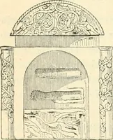 An illustration from Bilder aus der Geschichte der altchristlichen Kunst und liturgie in Italien (1899)