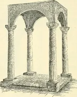 An illustration from Bilder aus der Geschichte der altchristlichen Kunst und liturgie in Italien (1899)