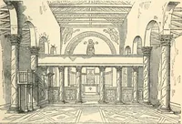 An illustration from Bilder aus der Geschichte der altchristlichen Kunst und liturgie in Italien (1899)