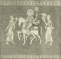 An illustration from Bilder aus der Geschichte der altchristlichen Kunst und liturgie in Italien (1899)