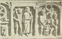 An illustration from Bilder aus der Geschichte der altchristlichen Kunst und liturgie in Italien (1899)
