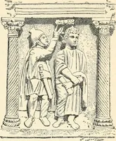 An illustration from Bilder aus der Geschichte der altchristlichen Kunst und liturgie in Italien (1899)