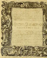 An illustration from Bildnisse viler zum Theyle vou [sic] vralten, zum Theyle von newlichern Zeiten her, Kriegs vnd anderer weltlicher Hänndel halben, bej Christen vnnd Vnchristen gewesener berühmter Keyser, Könige, Fürsten, Grauen vnd Edeln, in massen dieselbige Paulus Iouius, vorweilen Bischoff von Nocera, durch allerley Gelegenheyt zusammen gebracht, vnd in seiner Bibliotheca oder Librareje zu Newen Como abgemalt hinderlassen. : Mit kurtzverfassten Beschreibungen jhres jedes geführten Lebens vnd Wesens, dardurch sie fürnemlich in Gutem oder Bösem bekannt vnd namhafftig worden, etlicher massen aus Pauli Iouij, vnd gleichwol mehrern theyls, aus andern in latinischer, italianischer, franzosischer, spanischer vnnd teutscher Sprache aussgangenen Chronicken vnd Historien zum fleissigsten erklärt, vnd jetz erstlich in offenen Truck verordnet: (1582)
