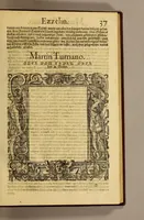 An illustration from Bildnisse viler zum Theyle vou [sic] vralten, zum Theyle von newlichern Zeiten her, Kriegs vnd anderer weltlicher Hänndel halben, bej Christen vnnd Vnchristen gewesener berühmter Keyser, Könige, Fürsten, Grauen vnd Edeln, in massen dieselbige Paulus Iouius, vorweilen Bischoff von Nocera, durch allerley Gelegenheyt zusammen gebracht, vnd in seiner Bibliotheca oder Librareje zu Newen Como abgemalt hinderlassen. : Mit kurtzverfassten Beschreibungen jhres jedes geführten Lebens vnd Wesens, dardurch sie fürnemlich in Gutem oder Bösem bekannt vnd namhafftig worden, etlicher massen aus Pauli Iouij, vnd gleichwol mehrern theyls, aus andern in latinischer, italianischer, franzosischer, spanischer vnnd teutscher Sprache aussgangenen Chronicken vnd Historien zum fleissigsten erklärt, vnd jetz erstlich in offenen Truck verordnet: (1582)
