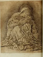 An illustration from A biographical dictionary : containing an historical account of all the engravers, from the earliest period of the art of engraving to the present time : and a short list of their most esteemed works : with the cyphers, monograms, and particular marks, used by each master, accurately copied from the originals, and properly explained : to which is prefixed, an essay on the rise and progress of the art of engraving, both on copper and on wood : with several curious specimens of the performances of the most ancient artists (1785)