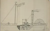 An illustration from Biography of William Symington, civil engineer; inventor of steam locomotion by sea and land. Also, a brief history of steam navigation.. (1862)