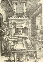 An illustration from The biography and typography of William Caxton : England's first printer (1877)