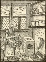 An illustration from The biography and typography of William Caxton : England's first printer (1877)