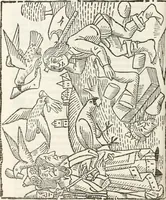 An illustration from The biography and typography of William Caxton : England's first printer (1877)