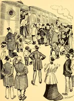 An illustration from Bird Center cartoons, a chronicle of social happenings at Bird Center, Illinois; pictures and text (1904)