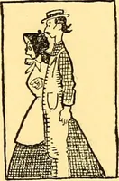 An illustration from Bird Center cartoons, a chronicle of social happenings at Bird Center, Illinois; pictures and text (1904)