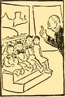 An illustration from Bird Center cartoons, a chronicle of social happenings at Bird Center, Illinois; pictures and text (1904)
