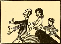 An illustration from Bird Center cartoons, a chronicle of social happenings at Bird Center, Illinois; pictures and text (1904)