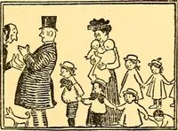 An illustration from Bird Center cartoons, a chronicle of social happenings at Bird Center, Illinois; pictures and text (1904)