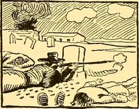 An illustration from Bird Center cartoons, a chronicle of social happenings at Bird Center, Illinois; pictures and text (1904)