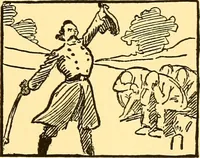 An illustration from Bird Center cartoons, a chronicle of social happenings at Bird Center, Illinois; pictures and text (1904)