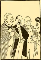 An illustration from Bird Center cartoons, a chronicle of social happenings at Bird Center, Illinois; pictures and text (1904)