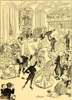 An illustration from Bird Center cartoons, a chronicle of social happenings at Bird Center, Illinois; pictures and text (1904)