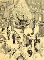 An illustration from Bird Center cartoons, a chronicle of social happenings at Bird Center, Illinois; pictures and text (1904)