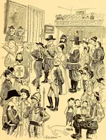 An illustration from Bird Center cartoons, a chronicle of social happenings at Bird Center, Illinois; pictures and text (1904)
