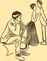An illustration from Bird Center cartoons, a chronicle of social happenings at Bird Center, Illinois; pictures and text (1904)