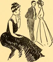 An illustration from Bird Center cartoons, a chronicle of social happenings at Bird Center, Illinois; pictures and text (1904)