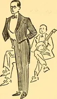 An illustration from Bird Center cartoons, a chronicle of social happenings at Bird Center, Illinois; pictures and text (1904)