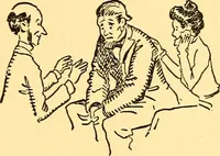 An illustration from Bird Center cartoons, a chronicle of social happenings at Bird Center, Illinois; pictures and text (1904)
