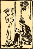 An illustration from Bird Center cartoons, a chronicle of social happenings at Bird Center, Illinois; pictures and text (1904)
