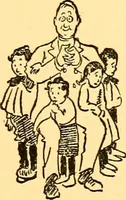 An illustration from Bird Center cartoons, a chronicle of social happenings at Bird Center, Illinois; pictures and text (1904)