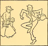 An illustration from Bird Center cartoons, a chronicle of social happenings at Bird Center, Illinois; pictures and text (1904)